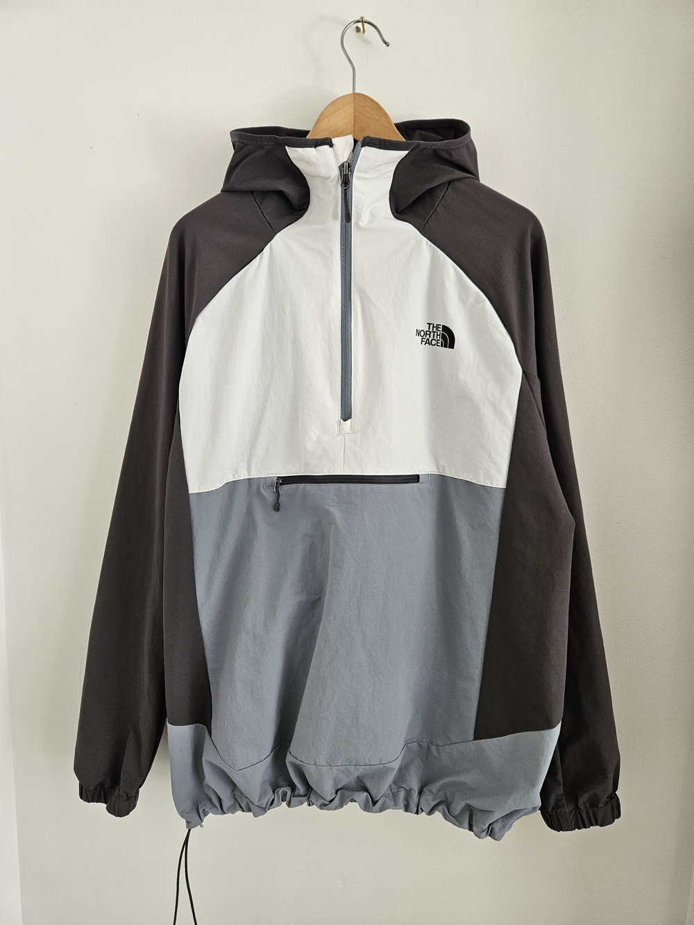 The North Face Three-Tone Pullover Anorak Windbreaker Jacket Mens Extra Large